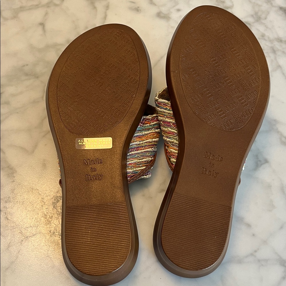 Toscanella Italy Women's Multicolor Sandals Size 6 - Picture 7 of 7